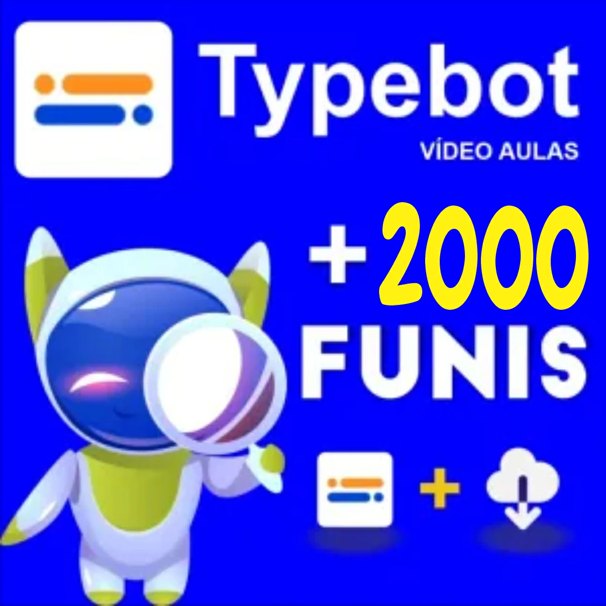 026 -2000 funis fluxo para Typebot + vídeo aulas simplificada